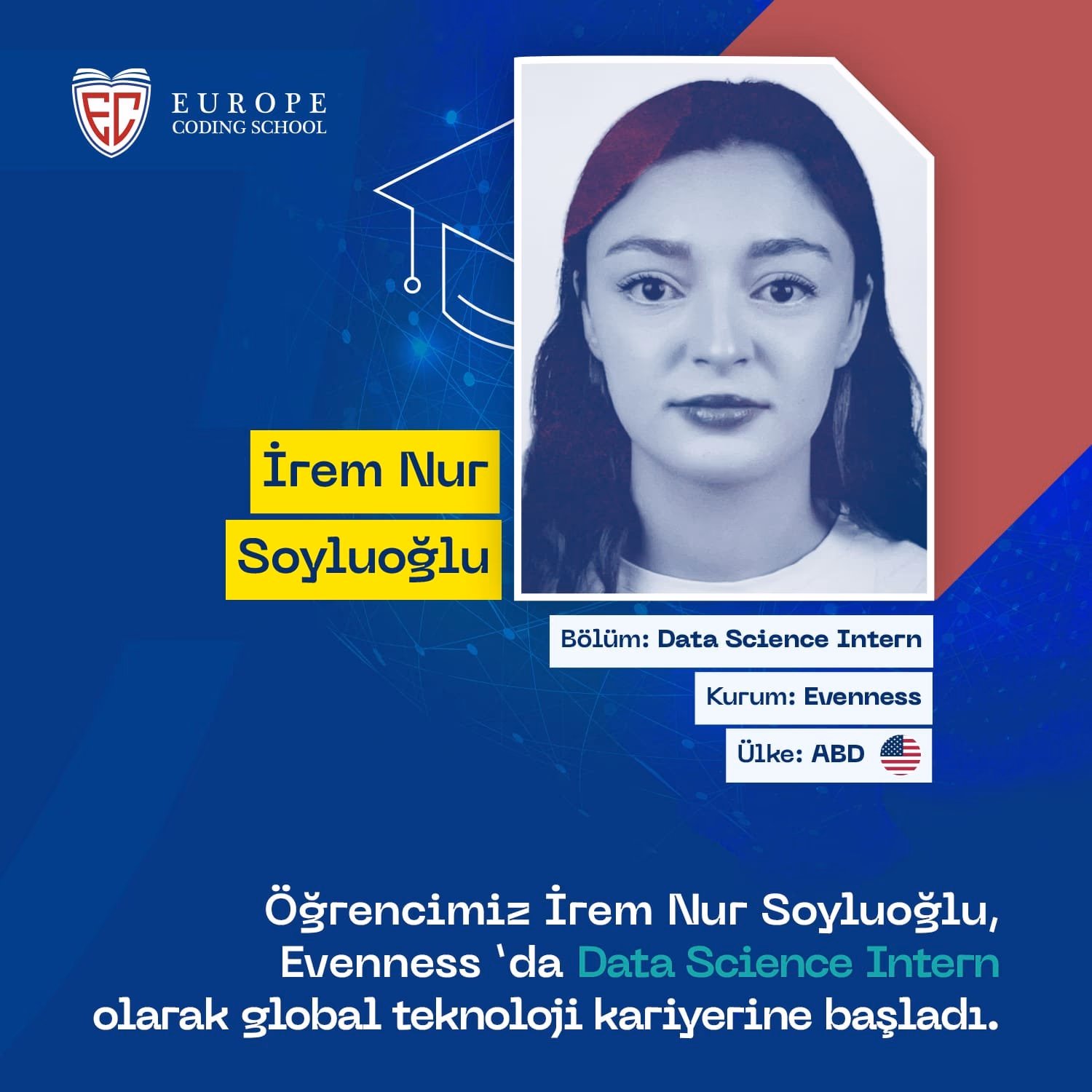 Mezunumuz İrem Nur Soyluoğlu’nun başarı hikâyesi görseli