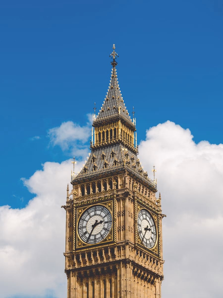İngiltere'de staj – Londra'da Big Ben saat kulesi